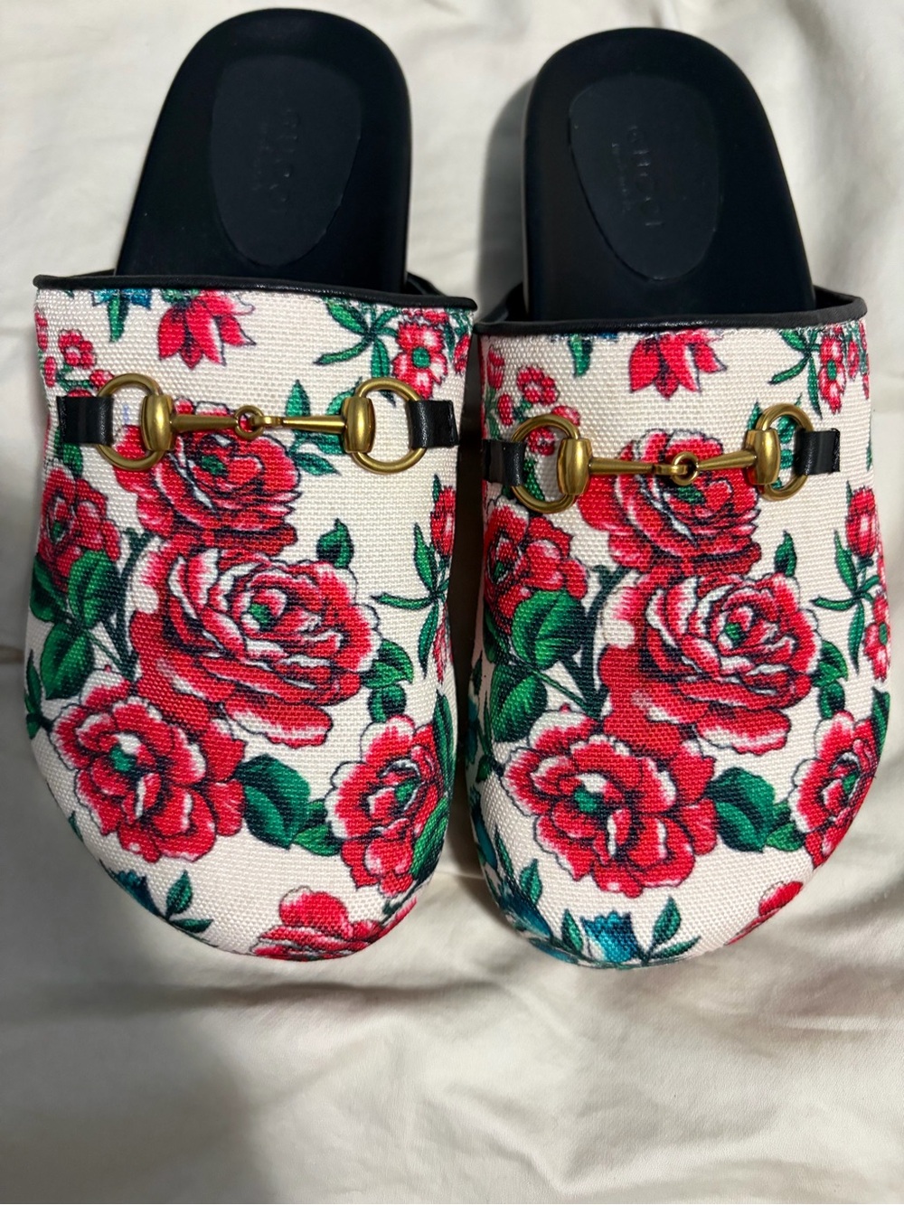 Floral Inspired GG mules